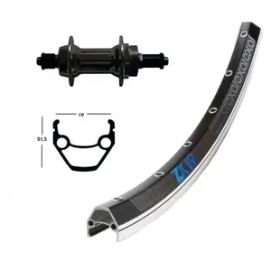 Ruota posteriore Exal Winora Zx 19 36 Tr.Blo.Ra. Nr.135Mm