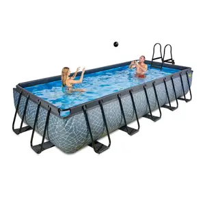 Piscine avec pompe filtrante enfant Exit Toys Stone 540 x 250 x 100 cm image-5