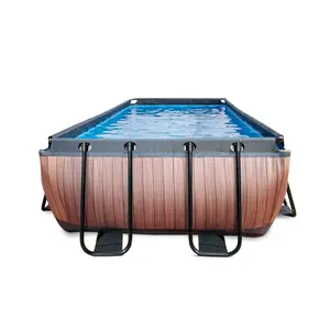 Piscine avec pompe filtrante enfant Exit Toys Wood 540 x 250 x 100 cm image-2