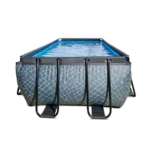 Piscine avec pompe filtrante enfant Exit Toys Stone 540 x 250 x 122 cm image-2