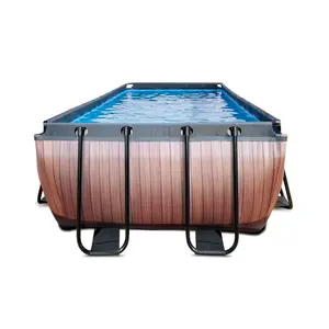 Piscine avec pompe filtrante enfant Exit Toys Wood 540 x 250 x 122 cm image-2