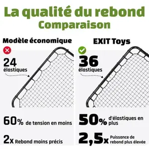 Accessorio portiere calciobalilla multisport per bambini Exit Toys Kickback image-2