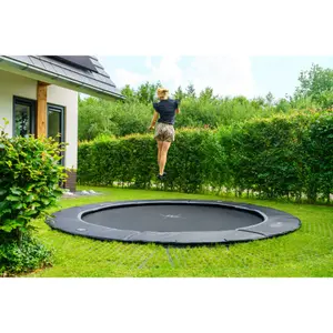 Trampoline enterré au niveau du sol avec dalles de sécurité Freezone Exit Toys Dynamic 305 cm image-1