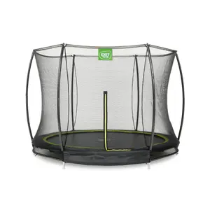 Trampolino interrato con rete di sicurezza Exit Toys Silhouette 244 cm