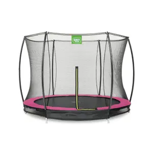 Trampolino interrato con rete di sicurezza Exit Toys Silhouette 244 cm
