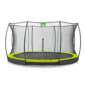Trampoline enterré avec filet de sécurité Exit Toys Silhouette 366 cm image-0