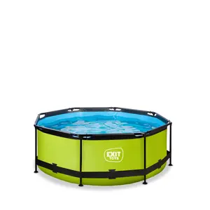 Swimming pool with children's filter pump Exit Toys Lime 244 x 76 cm image-0