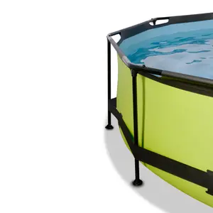 Swimming pool with children's filter pump Exit Toys Lime 244 x 76 cm image-3