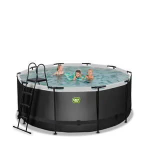 Piscine avec pompe filtrante en cuir enfant Exit Toys 360 x 122 cm image-3
