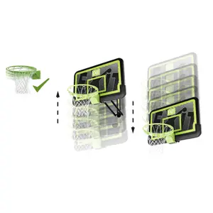 Cesto de basquetebol para montagem na parede com anel de afundamento Exit Toys Galaxy image-1