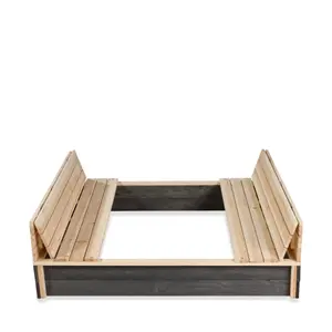Bac à sable en bois Exit Toys Aksent 136 x 132 cm image-2
