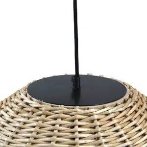 Hanging lamp Exo lighting Natural Mimbre oscuro image-3