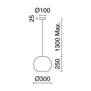 Suspension Exo lighting Natural Small image-2