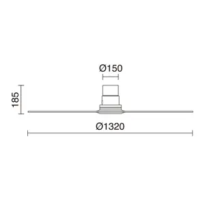 Fan Exo lighting Mistral IP20 image-1