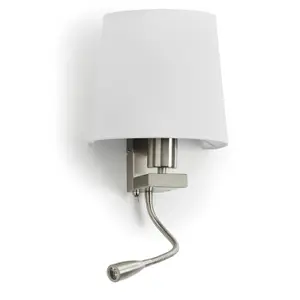 Wall Light with Reader Exo lighting Firenze E27 SMD 240lm CRI80 3000K image-0