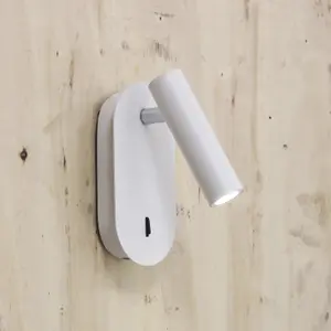 Applique de pared con lector Exo lighting Dirk SMD 200lm CRI80 3000K image-1