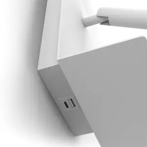 Applique de pared con lector Exo lighting Baltic SMD 251lm(226lm) CRI80 3000K USB A-USB C image-2