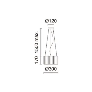 Suspension Exo lighting Vorada Led COB AC image-2