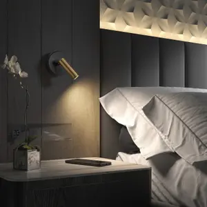 Applique de pared con lector Exo lighting Minimal SMD CRI80 3000K image-1