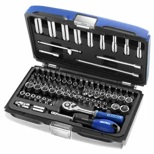 Metric and imperial socket and ratchet Expert 1/4" (x73) image-0