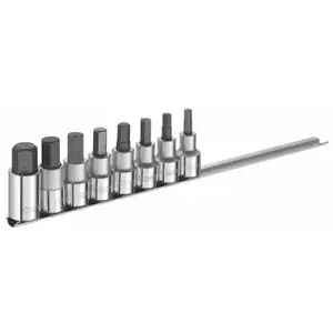 Hex socket 6 from 6 to 17 mm Expert (x8)