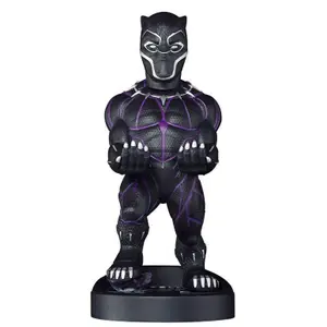 Figure with cable clamp Exquisite Gaming Marvel Black Panther