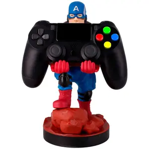 Figure with cable clamp Exquisite Gaming Marvel Captain America image-4