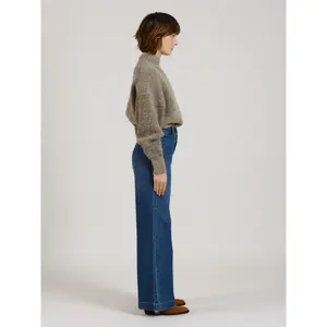 Jeans med brede ben til kvinder F.A.M. Paris Fauve image-2