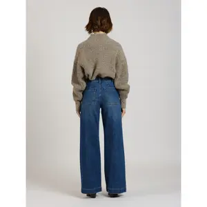 Jeans med brede ben til kvinder F.A.M. Paris Fauve image-3