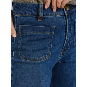 Jeans med brede ben til kvinder F.A.M. Paris Fauve image-4