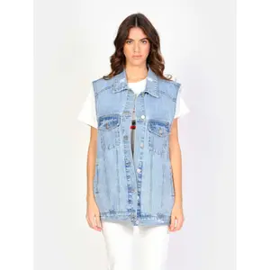 Chaleco vaquero F.A.M. Paris Venise image-1