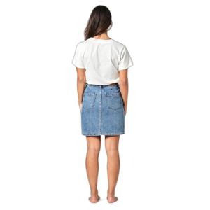 Women's denim skirt with side pockets F.A.M. Paris Agnes image-2