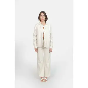 Casaco de ganga de algodão cru para mulher F.A.M. Paris Vivian image-1