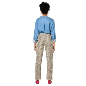 Dámské boyfriend džíny F.A.M. Paris Manon Leopard image-2