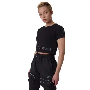 Vrouwen t-shirt met gewassen logo Project X Paris image-2