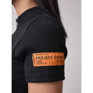 Damen-T-Shirt mit hohem Halsausschnitt Project X Paris image-4