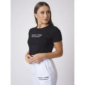 Dames t-shirt met geborduurd logo Project X Paris image-2