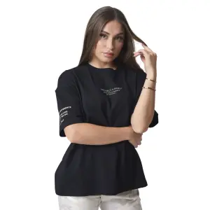 T-Shirt mit reflektierender Schrift für Frauen Project X Paris image-0