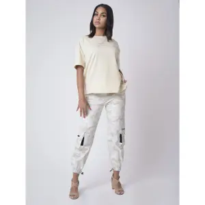 Dames t-shirt met reflecterend schrijfmotief Project X Paris image-1