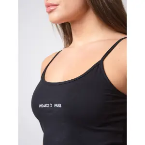 Dünnes trägerloses Crop-Top für Frauen Project X Paris image-4