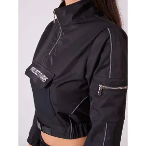 Winddichte Damenjacke Project X Paris piping reflect image-4