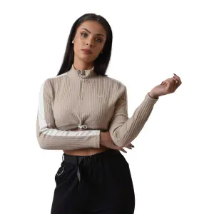 Elastisches Damen-Crop-Sweatshirt Project X Paris image-0
