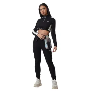 Elastisches Damen-Crop-Sweatshirt Project X Paris image-0