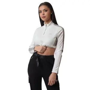 Elastisches Damen-Crop-Sweatshirt Project X Paris image-0