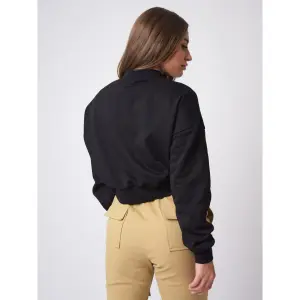 Women's basic elastic short sweatshirt Project X Paris image-3