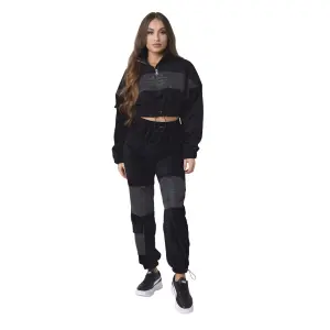 Cord-Sweatshirt mit hohem Halsausschnitt für Frauen Project X Paris image-0
