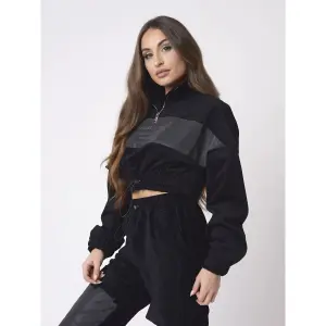 Cord-Sweatshirt mit hohem Halsausschnitt für Frauen Project X Paris image-2