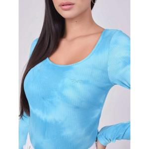 Långärmad T-shirt i tie &amp; dye-modell för damer Project X Paris image-4