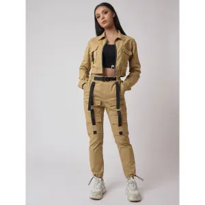 Lommejakke med skjortekrave til kvinder Project X Paris image-2