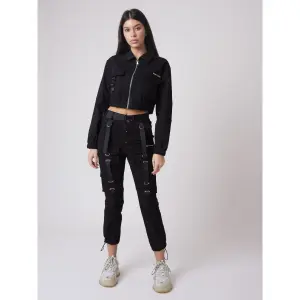 Chaqueta de bolsillo con cuello de camisa para mujer Project X Paris image-1